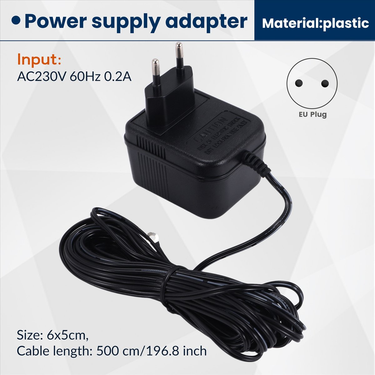 Outdoor Power Adapter Ring - (ABGQ) Adaptor Pengisi Daya Baterai 18V