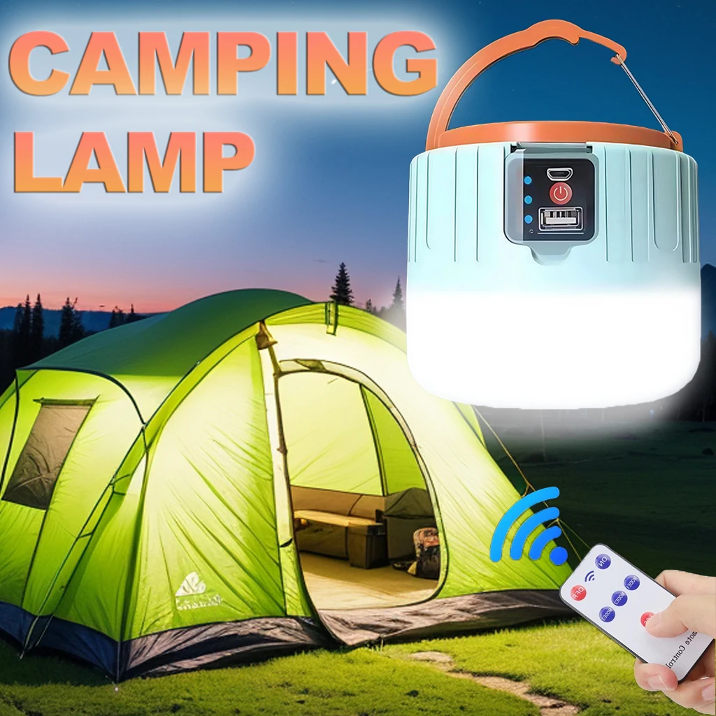 Outdoor Power For Lights - Lampu Camping Tenaga Surya LED Isi