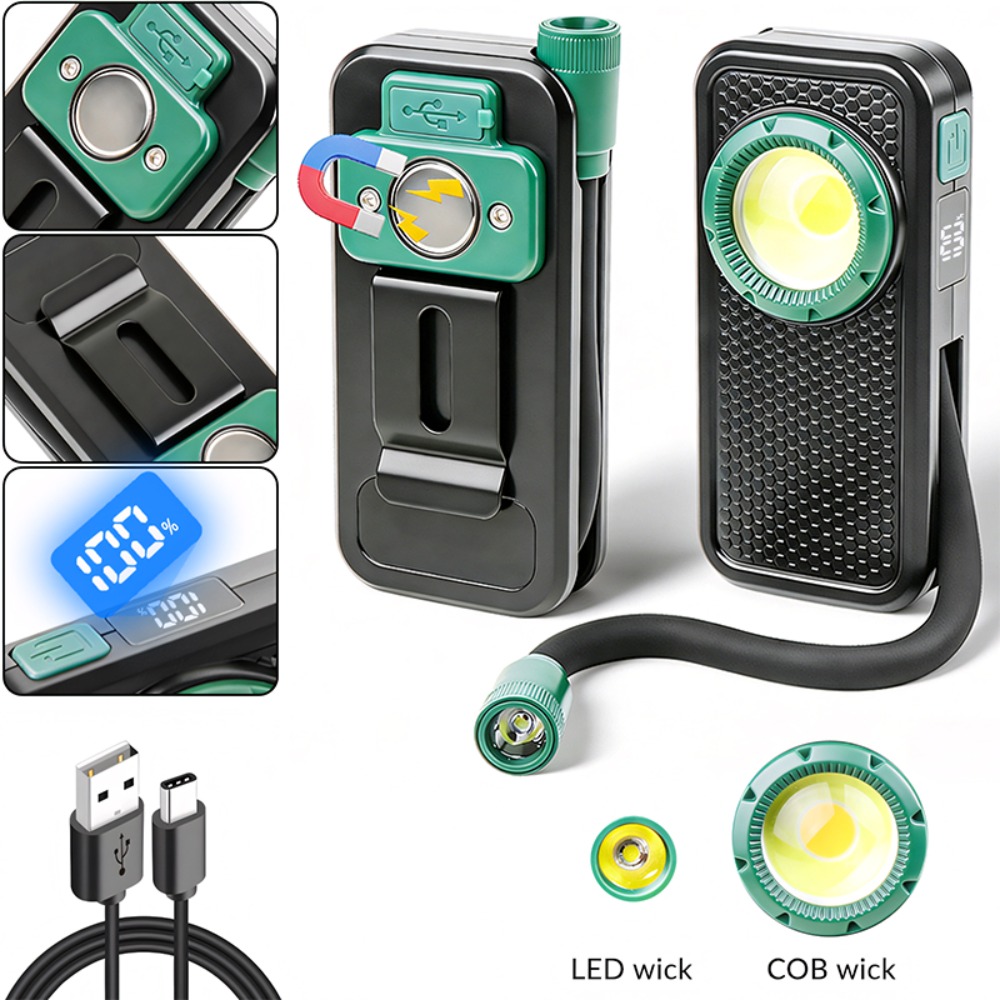 Outdoor Power For Lights - Lampu Kerja Magnetik Baru dengan Klip