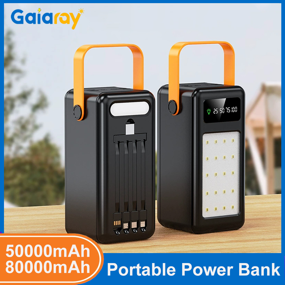 Outdoor Power Kit - Power Bank Portabel 50000mAh 80000mAh Pengisian