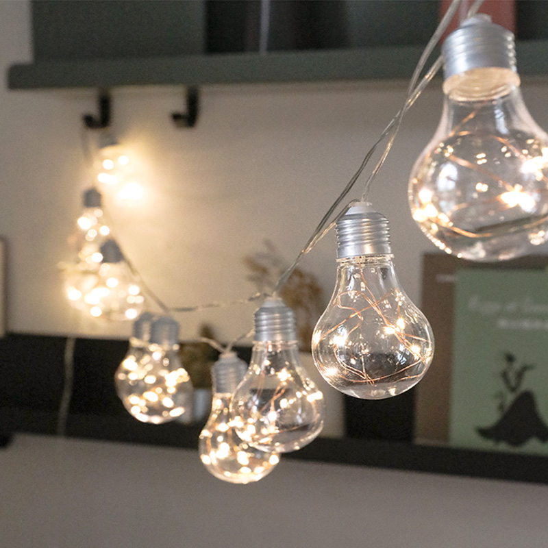 Outdoor Power Adapter Usb - 4M 10 lampu tali teras lampu