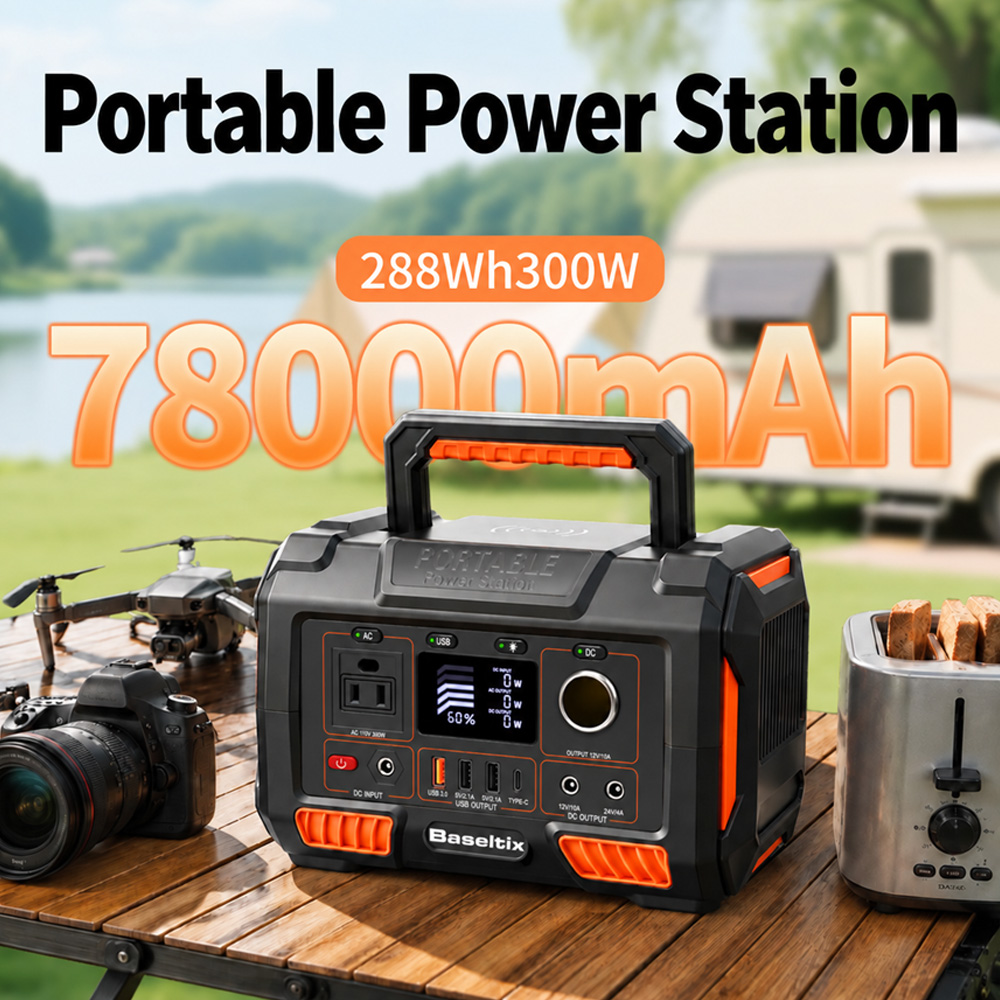 Outdoor Usb Power Outlet - Stasiun Daya Portabel 78000mAh, 300W, Generator