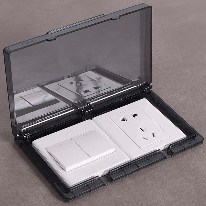 Outdoor Power Receptacle - 86 Tipe 2-Gang Penutup Stopkontak Luar