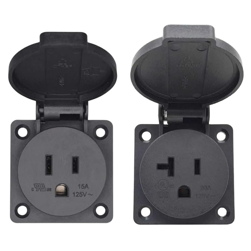 Outdoor Power Receptacle - 1 Buah Stopkontak Industri Tahan Air