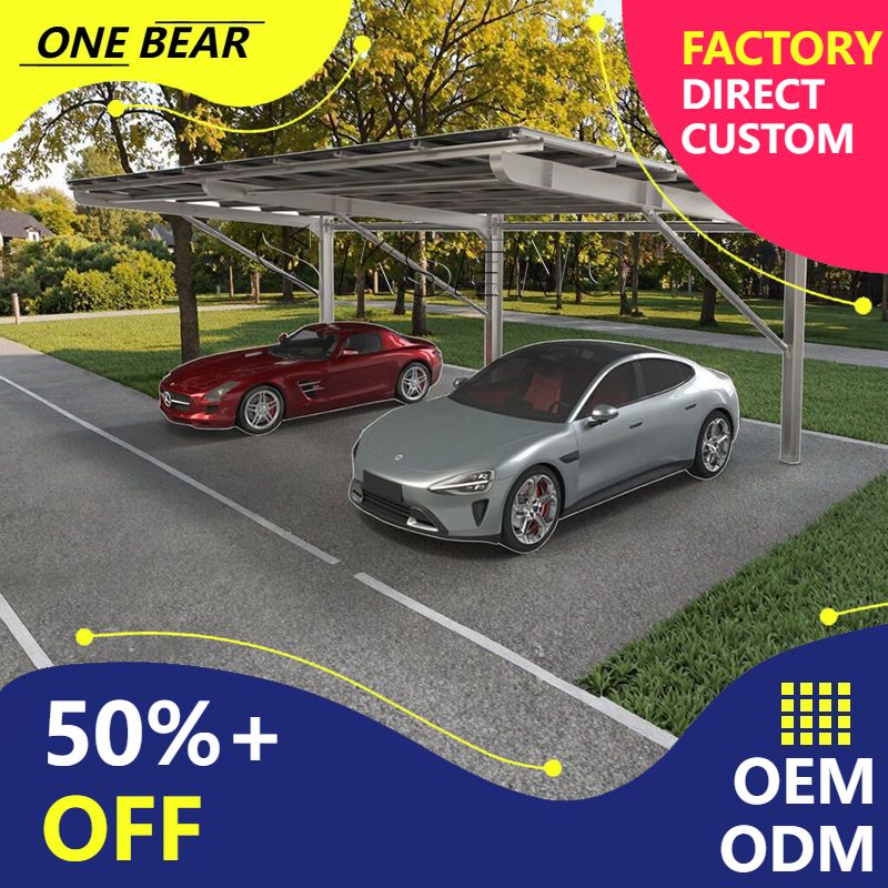 Outdoor Power Garage - Kanopi Tenaga Surya Luar Ruangan Ukuran