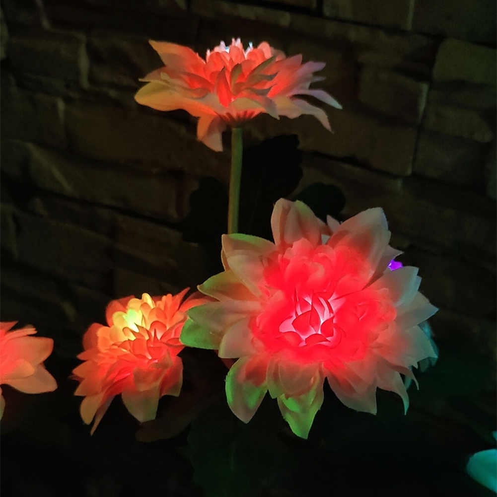 Lampu Tiang Bunga Peony Tenaga - Outdoor Yard Power Stake ulasan dan harga
