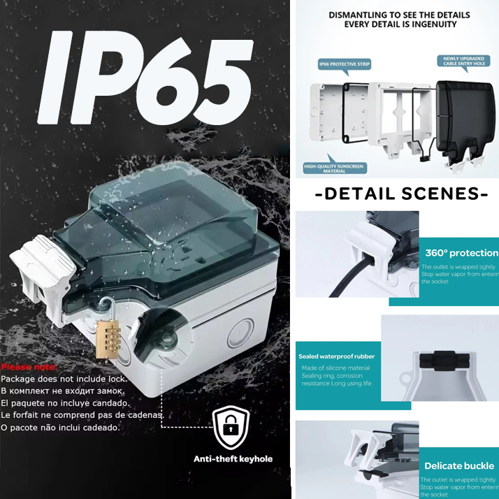 FUNAYA Swiss Tuya Soket Tahan  - Outdoor Power Outlet Wifi ulasan dan harga