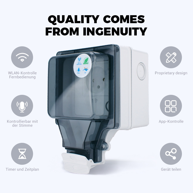 Avoir IP66 soket tahan air lua - Outdoor Power Outlet Wifi ulasan dan harga