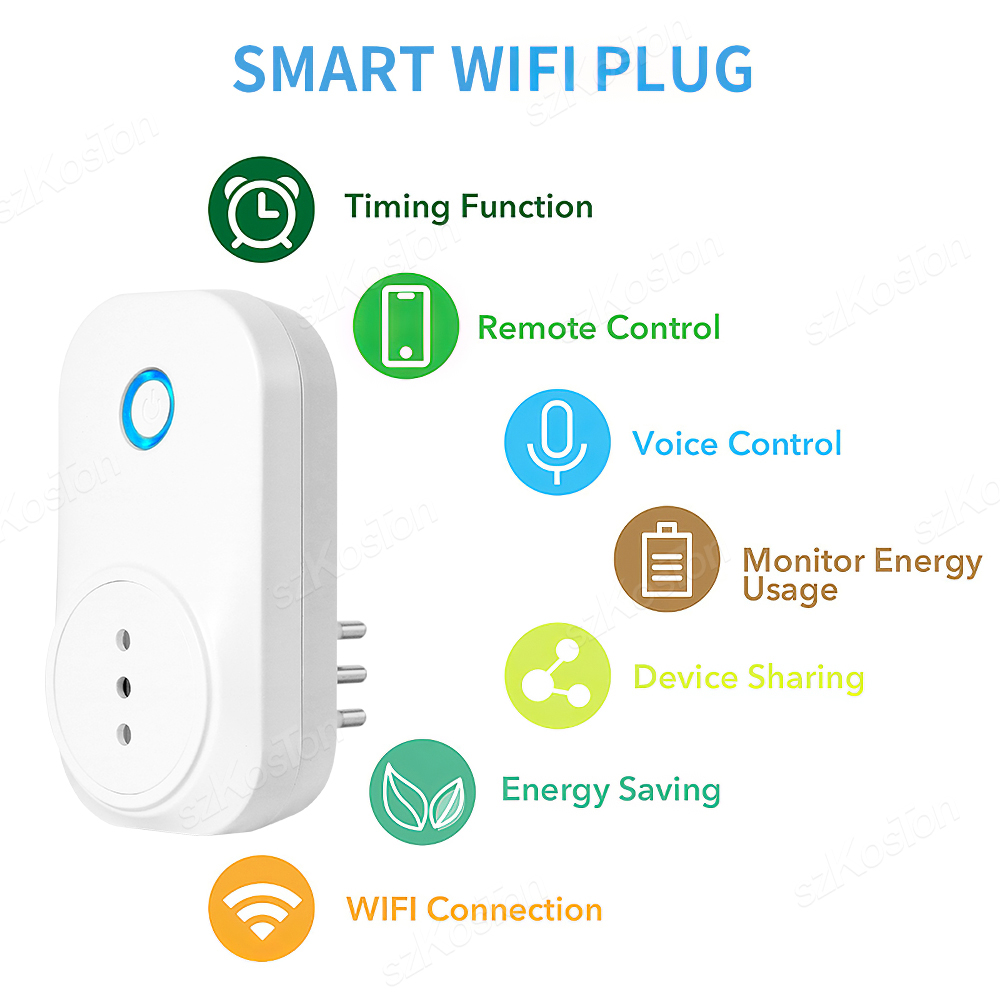 16A Chili Italy Socket cerdas  - Outdoor Power Outlet Wifi ulasan dan harga