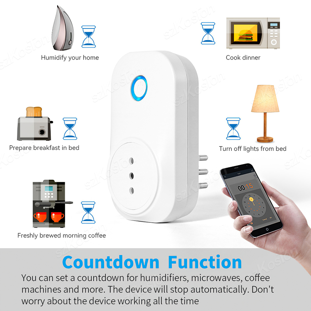16A Chili Italy Socket cerdas  - Outdoor Power Outlet Wifi ulasan dan harga