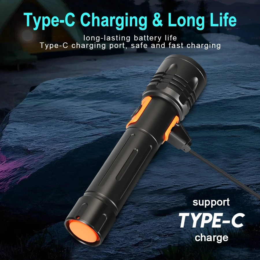 Senter LED Daya Tinggi Senter  - Outdoor Power For Lights ulasan dan harga