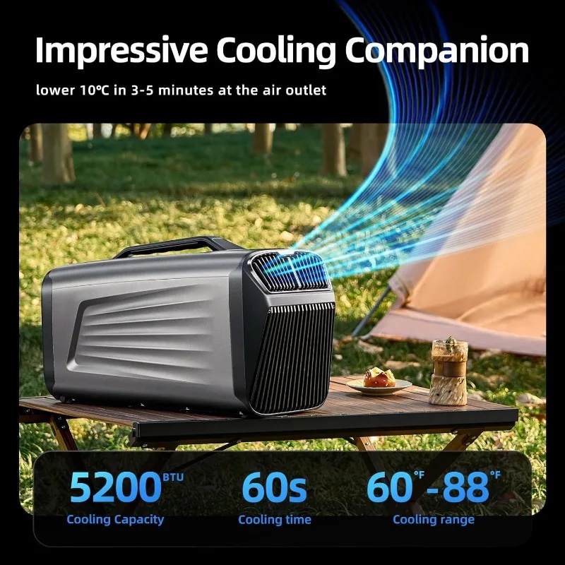 AC Portabel 5200BTU untuk Tend - Outdoor Power Garage ulasan dan harga