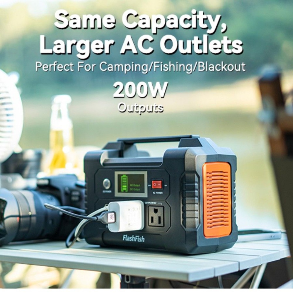 Stasiun Daya Portabel 200W, Ge - Outdoor Usb Power Outlet ulasan dan harga