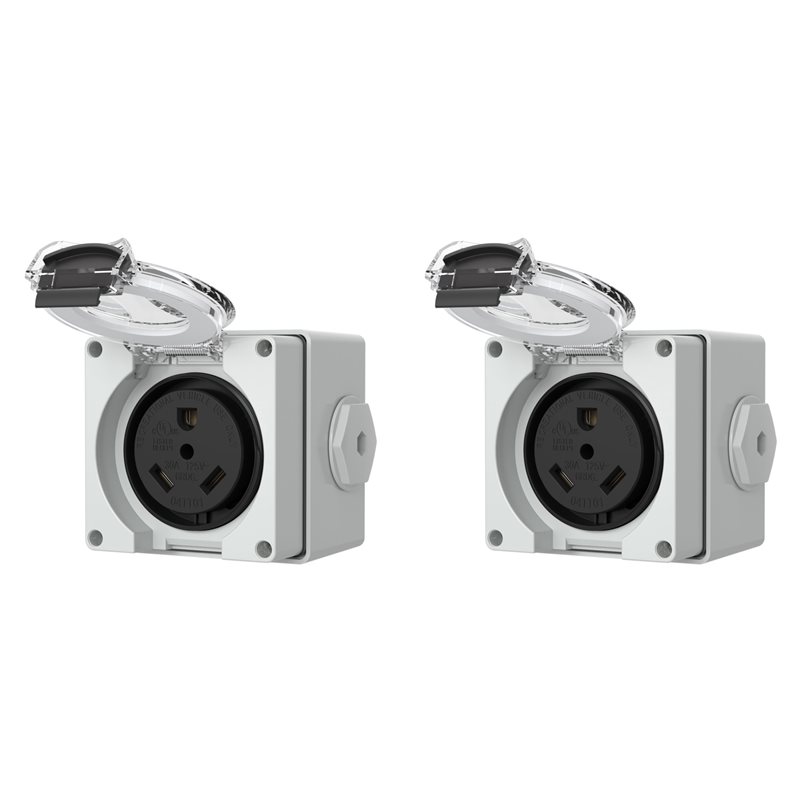 2X Kotak Stopkontak 30Amp, Rec - Outdoor Power Receptacle ulasan dan harga