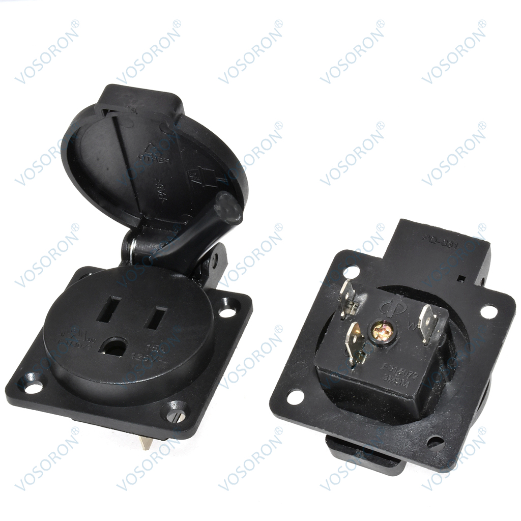Soket wadah kabel daya Outlet  - Outdoor Power Receptacle ulasan dan harga