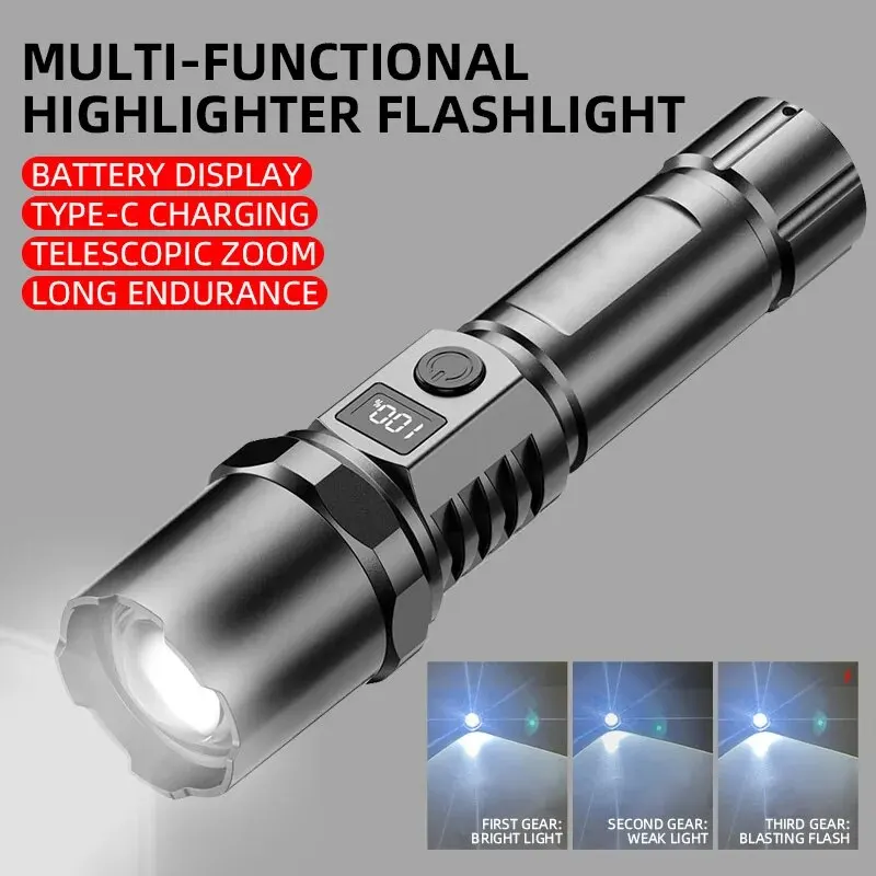 Senter Led genggam yang kuat,  - Outdoor Power For Lights ulasan dan harga