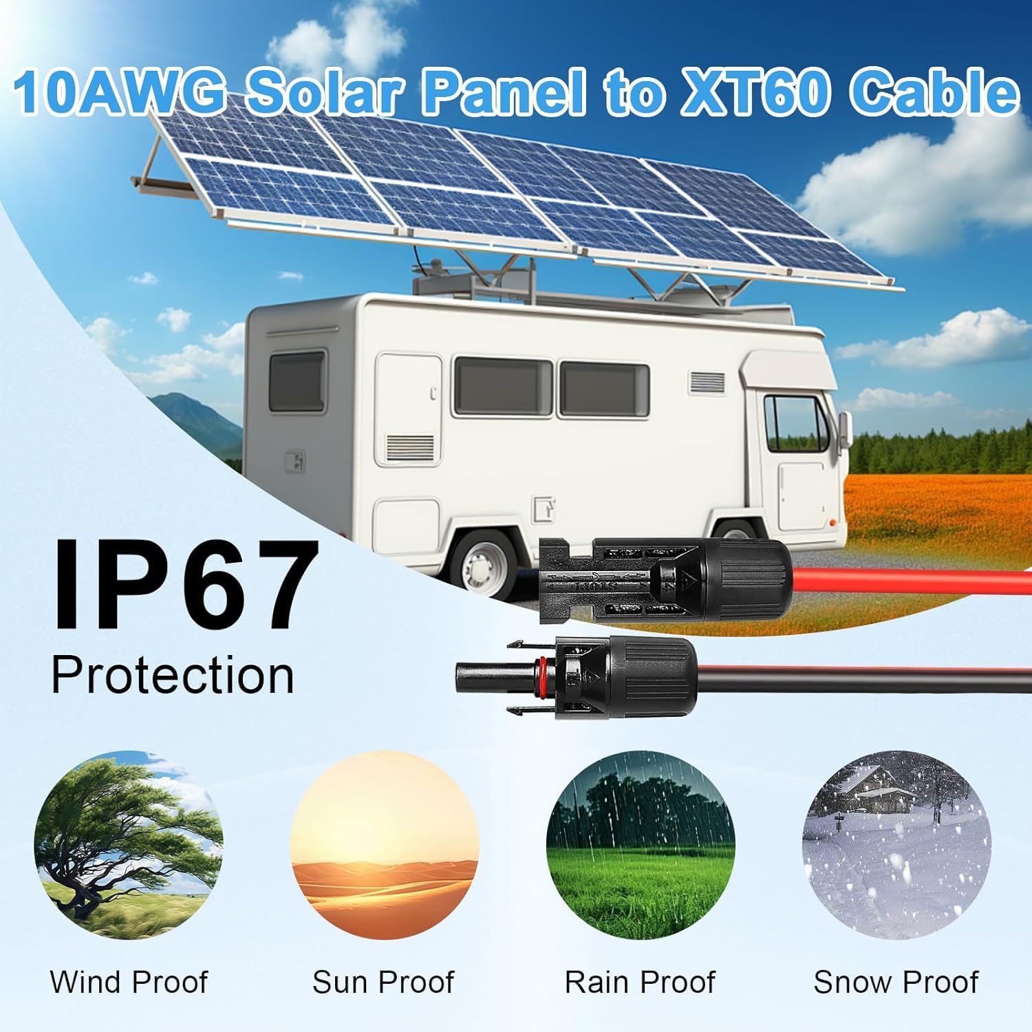 Konektor Solar ke Kabel XT60 1 - Extension Cord Outdoor ulasan dan harga