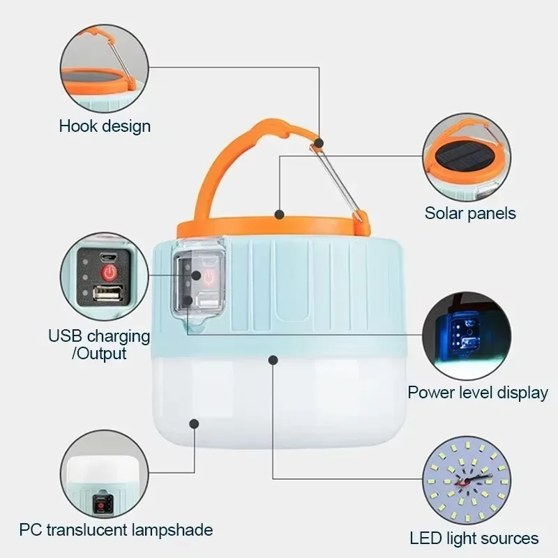 Lampu Camping Tenaga Surya LED - Outdoor Power For Lights ulasan dan harga