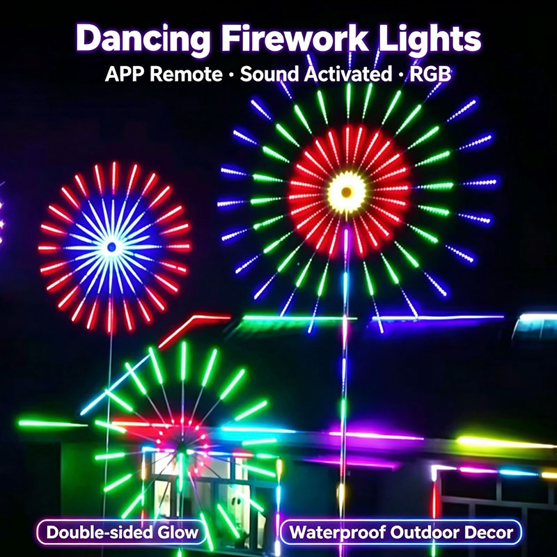 Lampu Strip LED RGBIC Firework - Outdoor Usb Power Strip ulasan dan harga