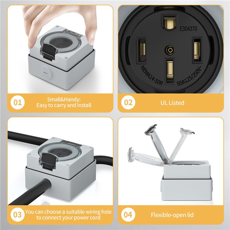 Kotak Stopkontak Y17A 6X 50Amp - Outdoor Power Receptacle ulasan dan harga