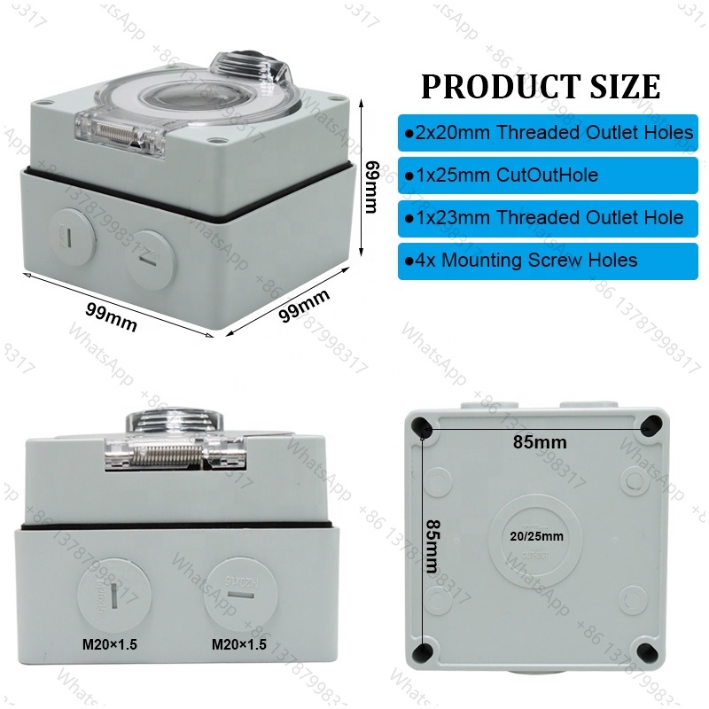 Kotak Inlet Daya Generator RV  - Outdoor Power Receptacle ulasan dan harga