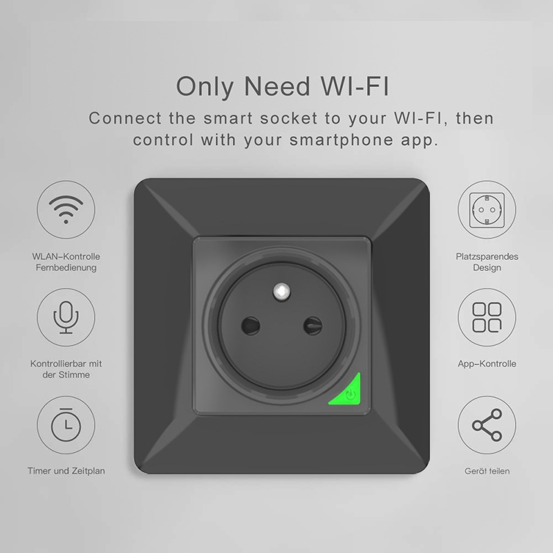 Avoir Zigbee Tuya IP66 Luar Ru - Outdoor Power Outlet Wifi ulasan dan harga