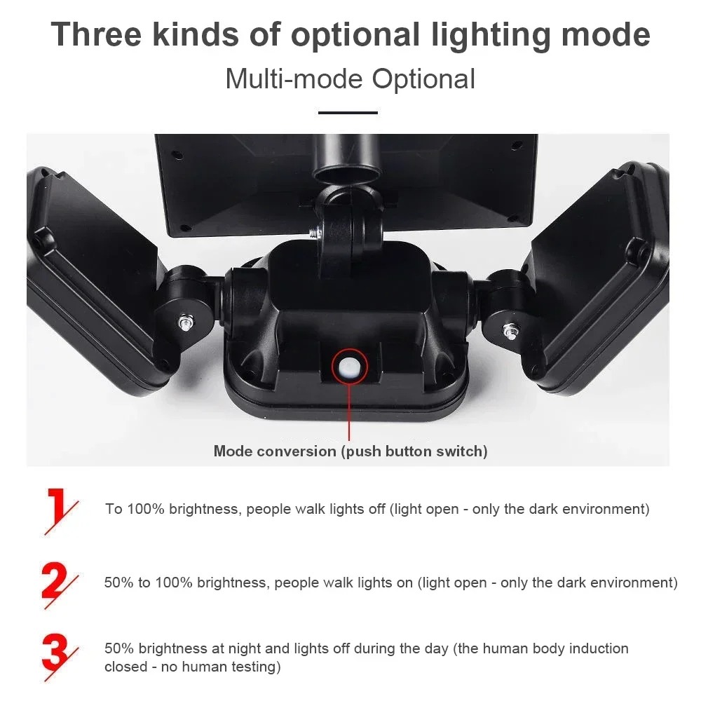 Lampu Tenaga Surya LED 3 Mode  - Outdoor Power Garage ulasan dan harga