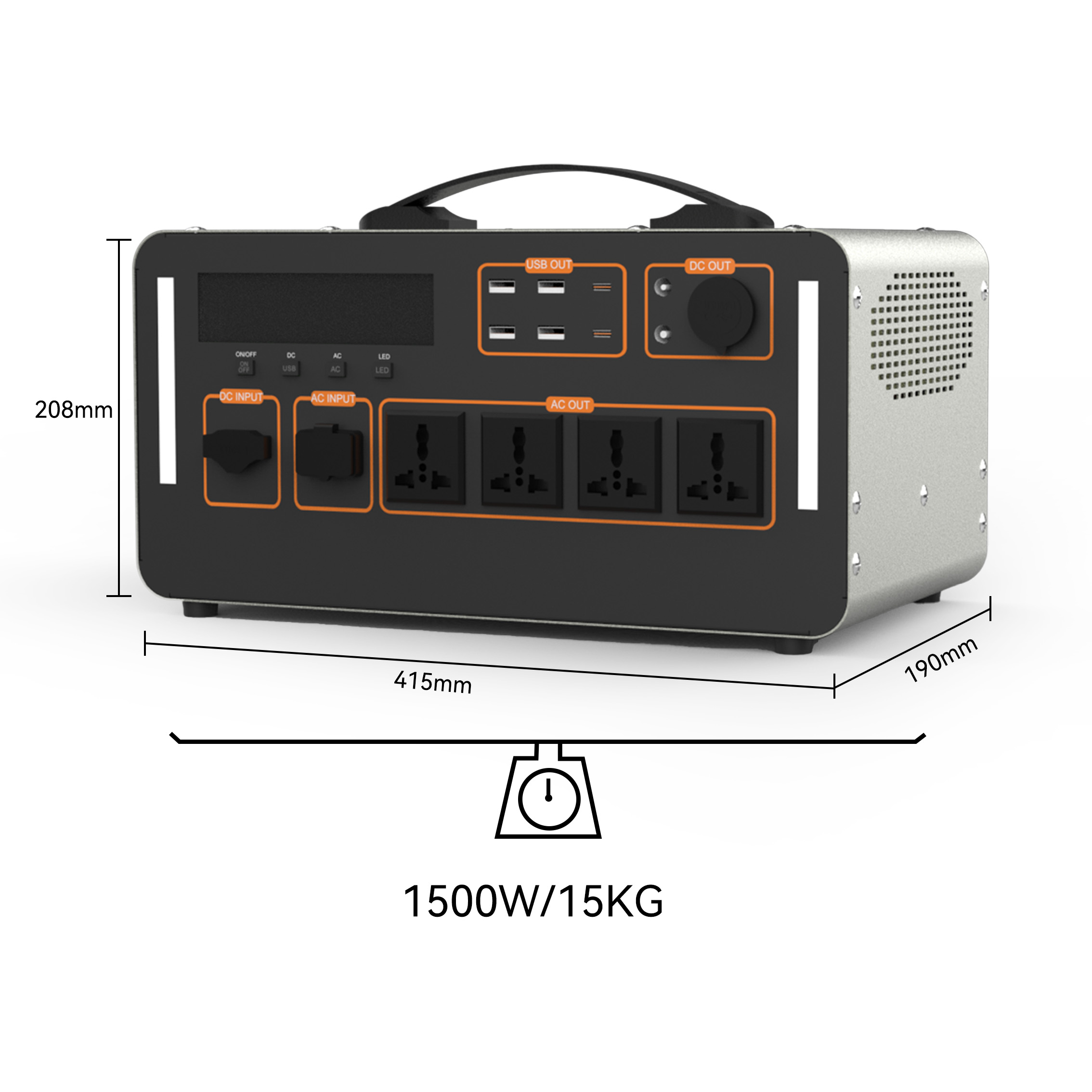 Stasiun Tenaga Surya Portabel  - Outdoor Uninterruptible Power Supply ulasan dan harga