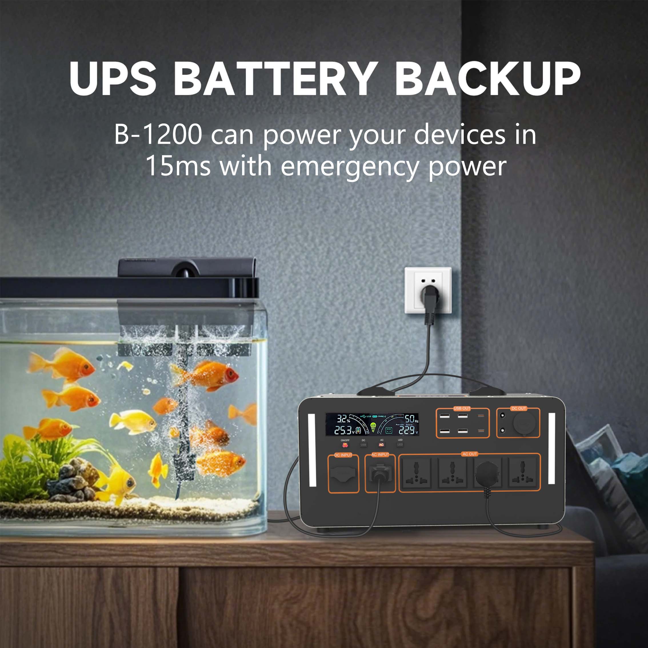 Stasiun Tenaga Surya Portabel  - Outdoor Uninterruptible Power Supply ulasan dan harga