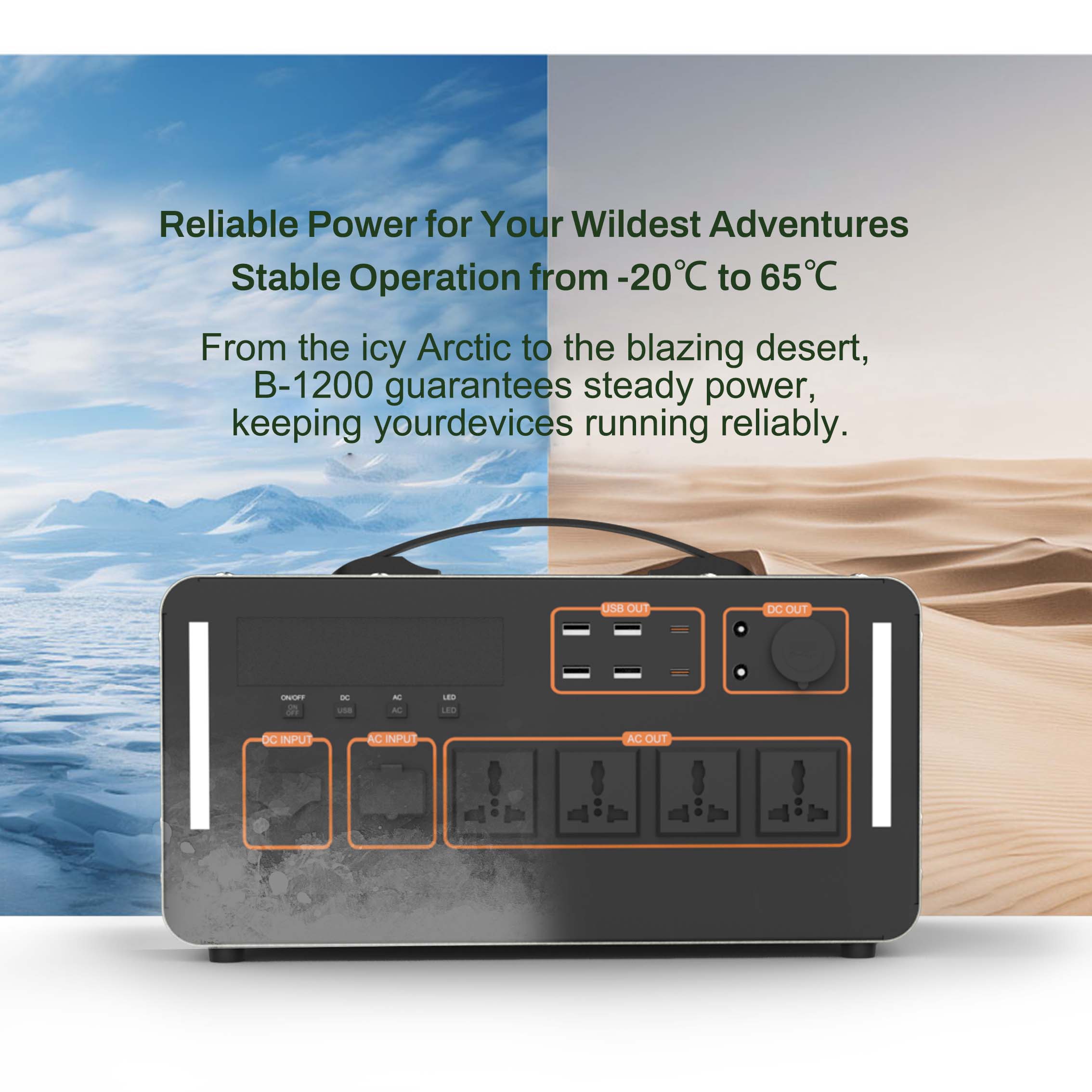 Stasiun Tenaga Surya Portabel  - Outdoor Uninterruptible Power Supply ulasan dan harga
