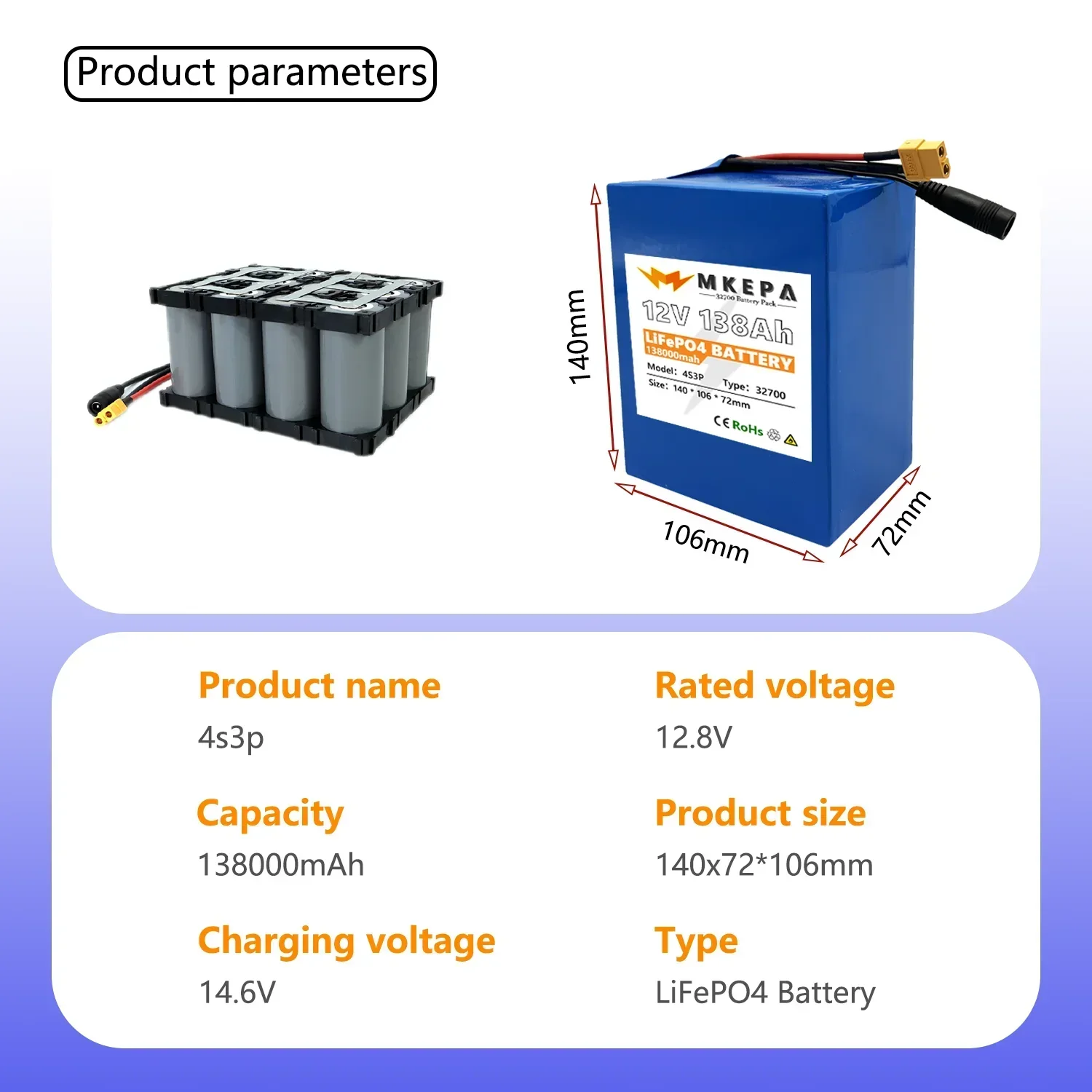 Paket Baterai Lithium 32700 12 - Outdoor Uninterruptible Power Supply ulasan dan harga