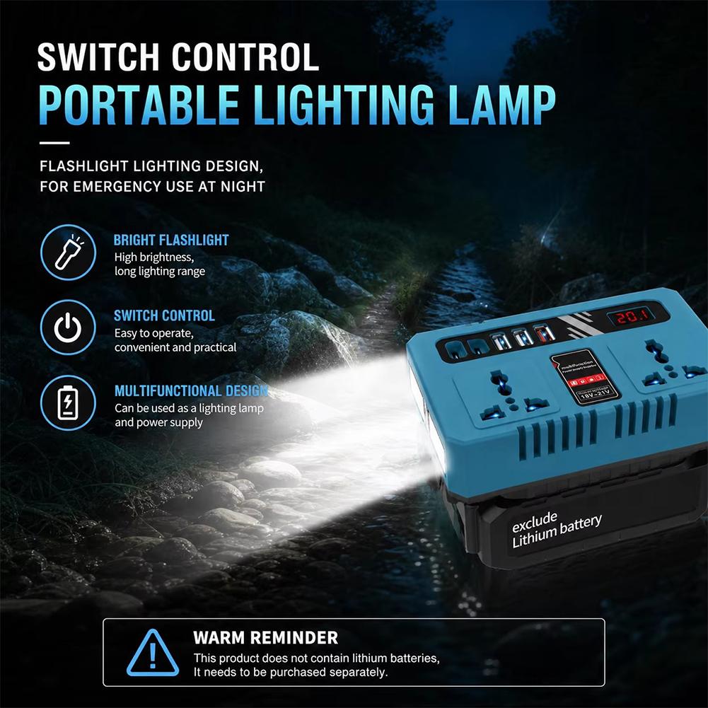 Inverter Daya Baterai Lithium  - Outdoor Usb Power Outlet ulasan dan harga