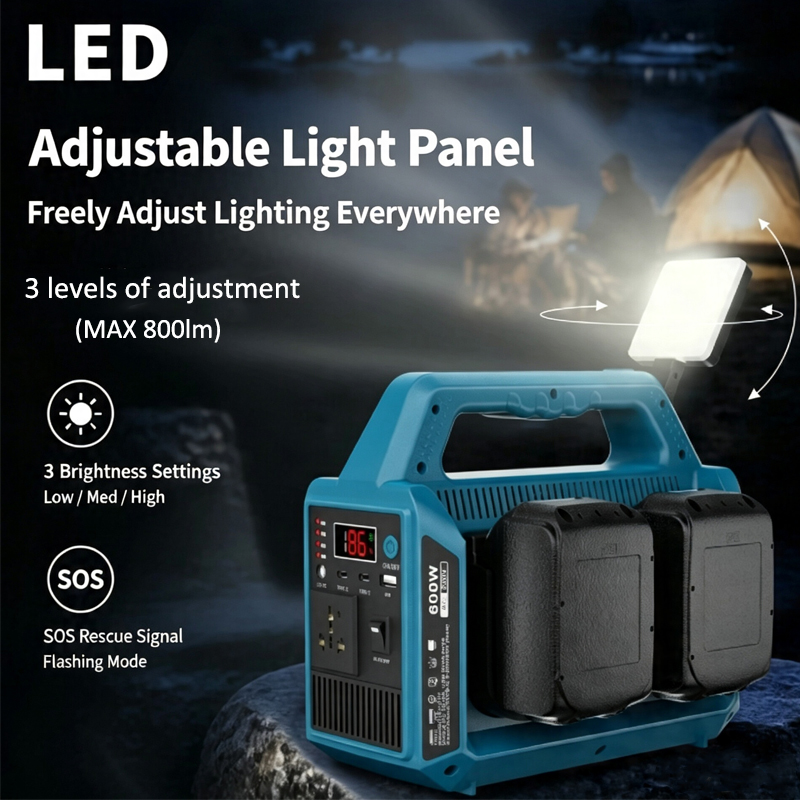 Inverter Baterai Lithium 600W  - Outdoor Power Adapter Usb ulasan dan harga