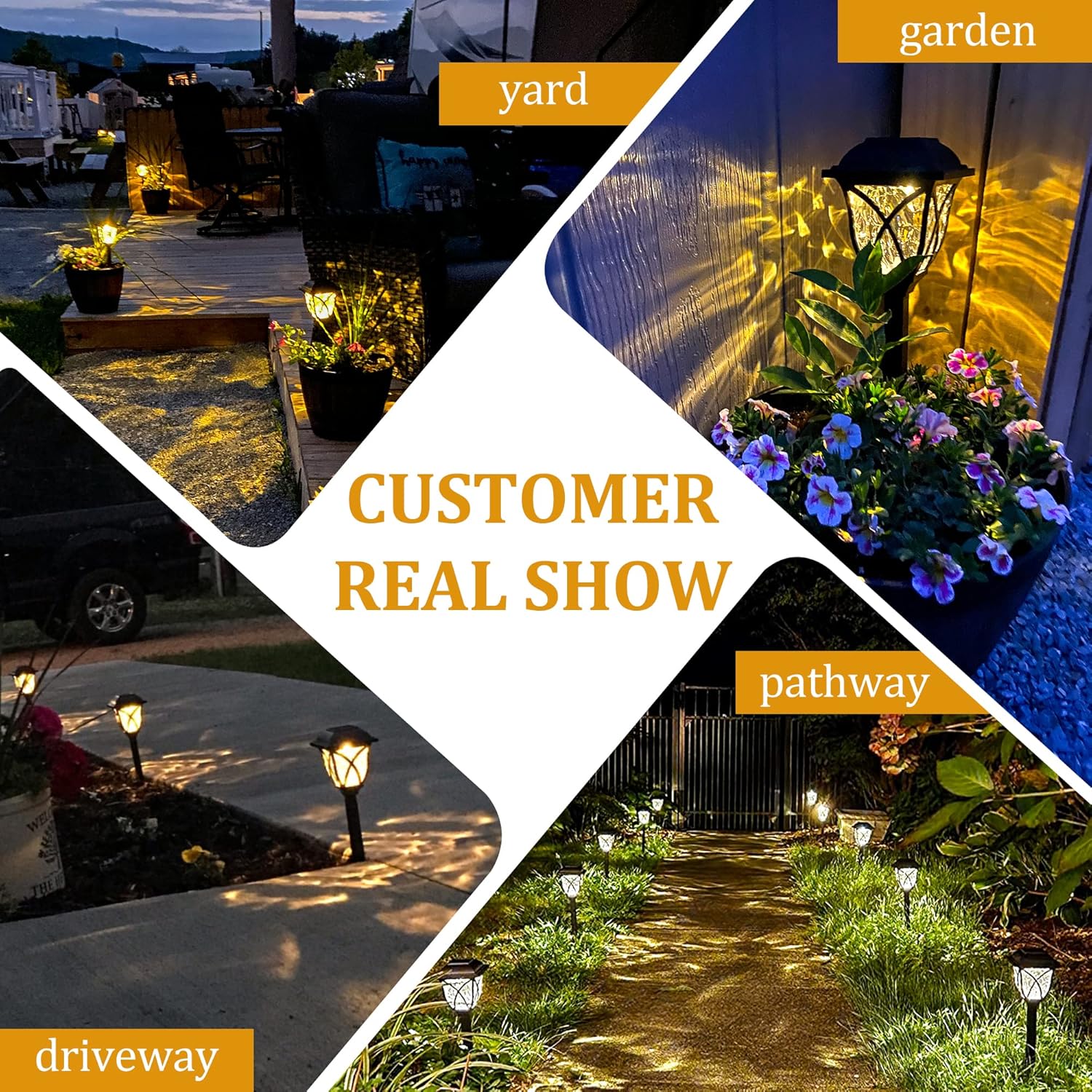 1-8 Buah Lampu Taman Luar Ruan - Outdoor Yard Power Stake ulasan dan harga