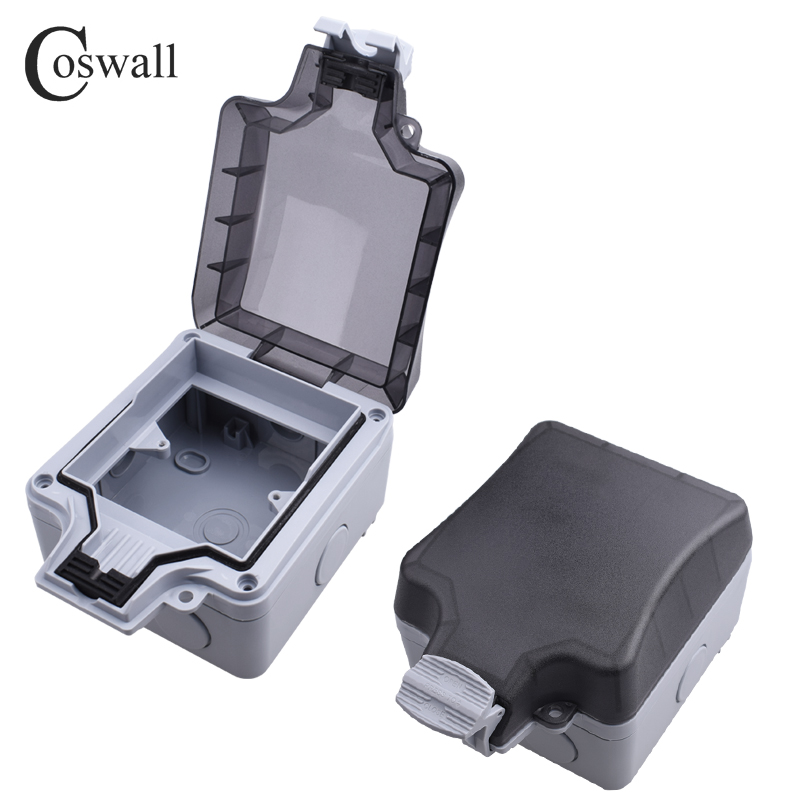 Coswall IP66 soket standar Per - Outdoor Power Outlet Wifi ulasan dan harga
