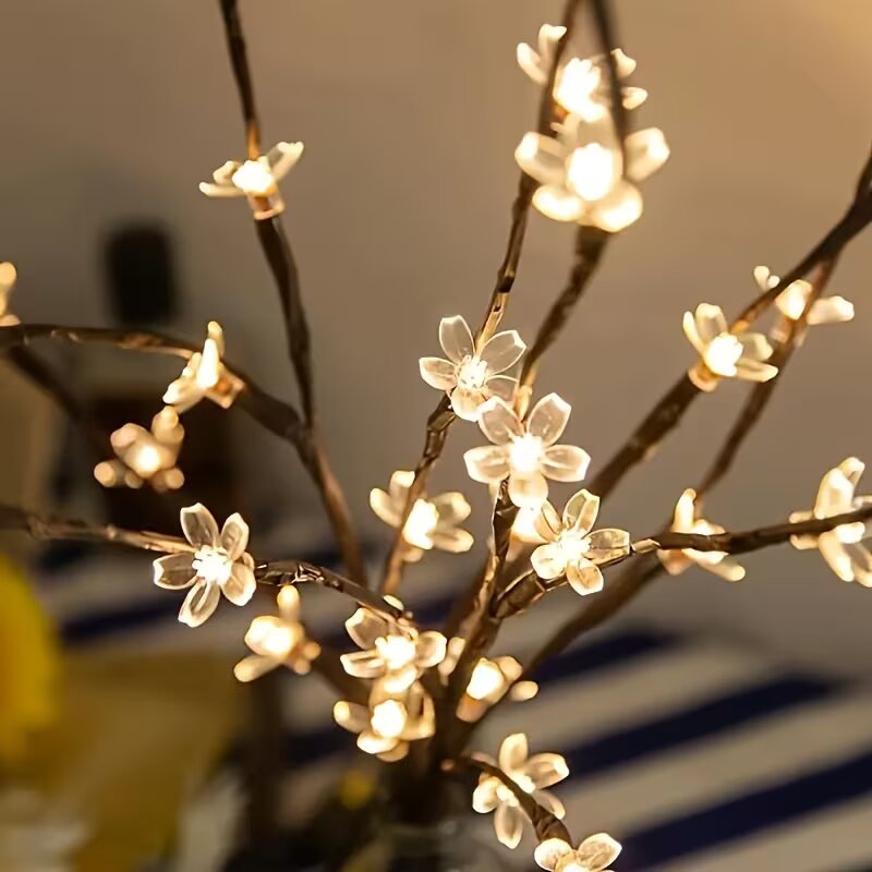 1/2 Buah 20LED Lampu Cabang Po - Outdoor Power For Lights ulasan dan harga