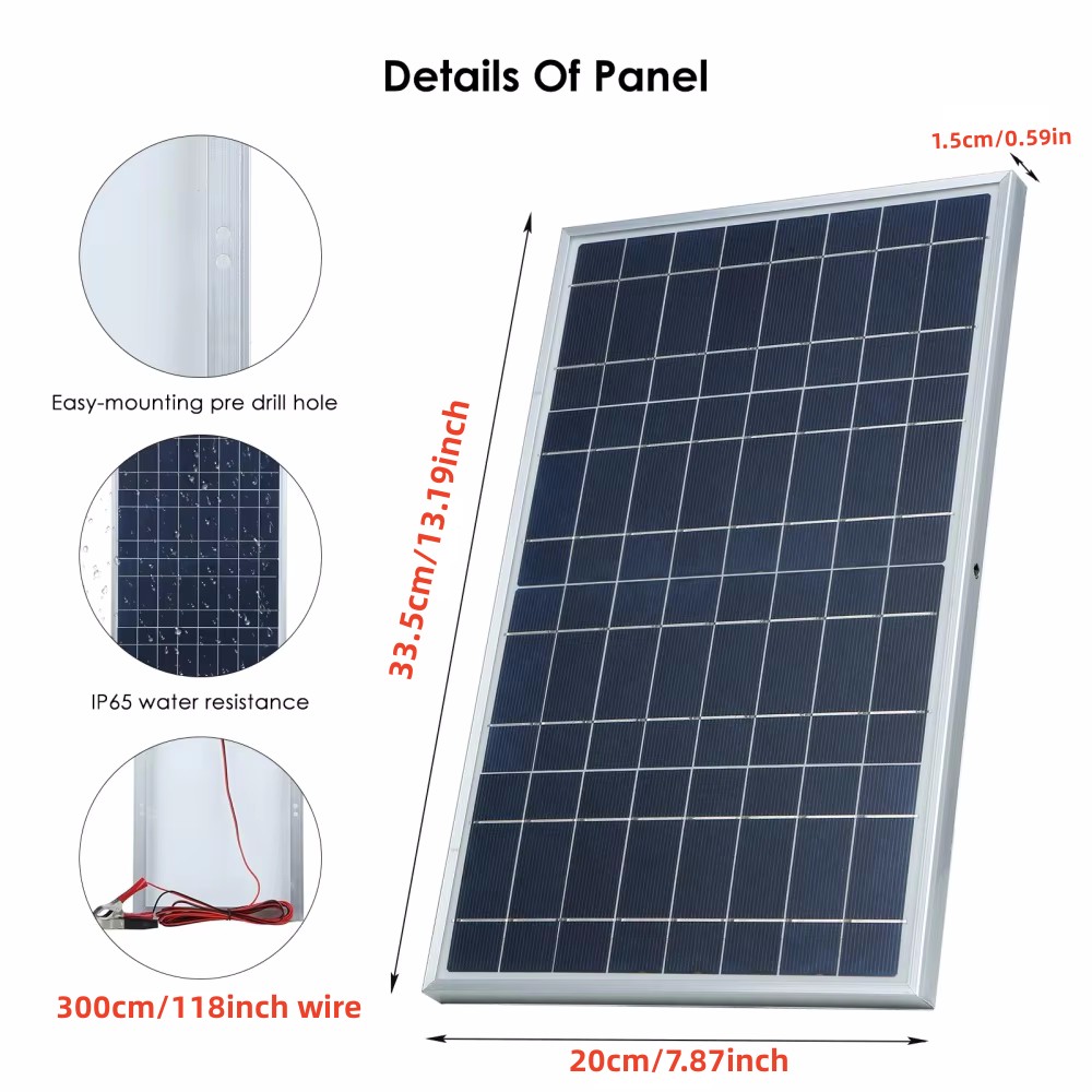 Kit Panel Surya 35W Generator  - Outdoor Power Kit ulasan dan harga