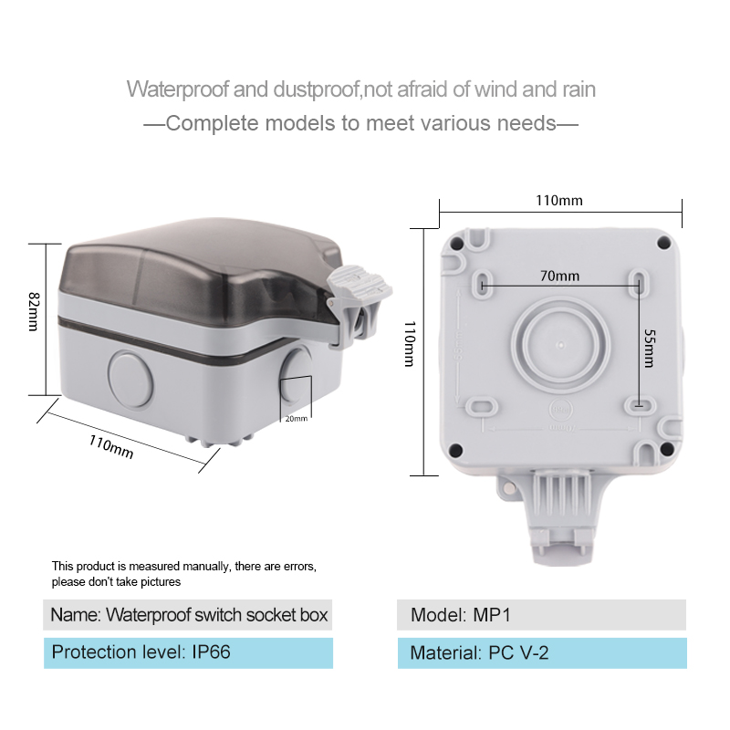 Soket Dinding Soket Daya Tahan - Outdoor Power Outlet Wifi ulasan dan harga