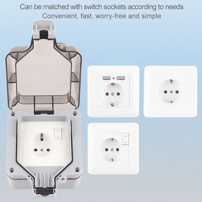 Soket Dinding Soket Daya Tahan - Outdoor Power Outlet Wifi ulasan dan harga