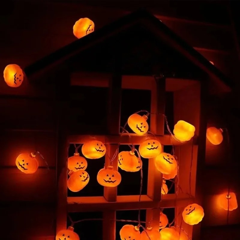 Lampu String Labu Halloween Be - Outdoor Power For Lights ulasan dan harga