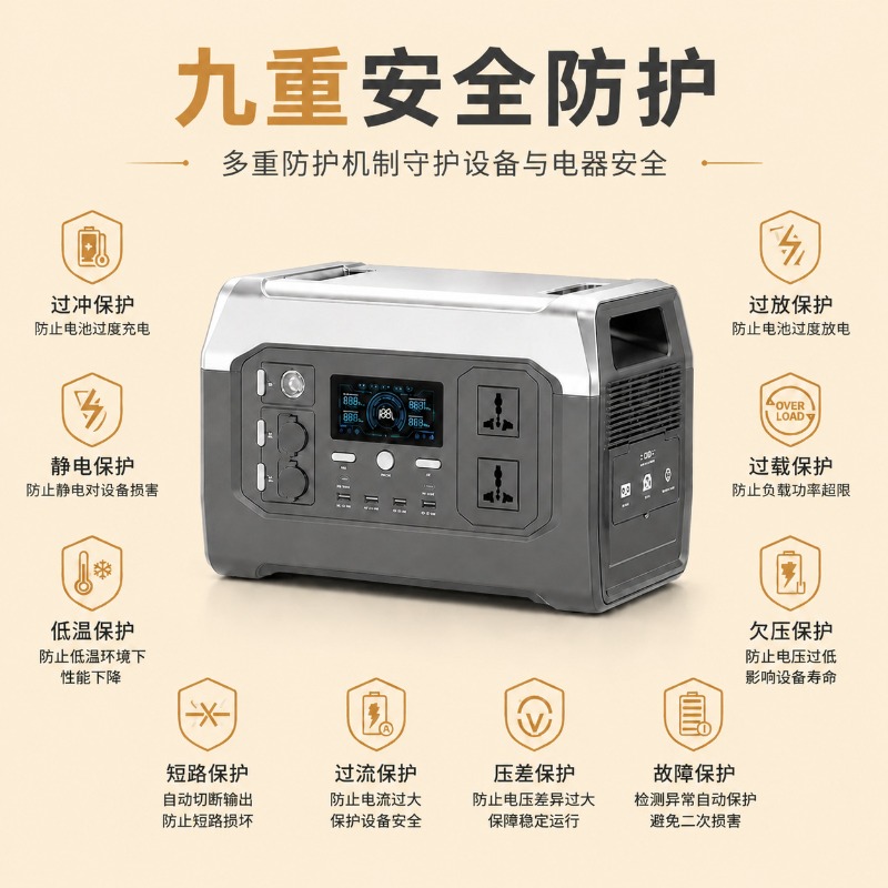 Stasiun Daya Portabel 1800W, S - Outdoor Uninterruptible Power Supply ulasan dan harga