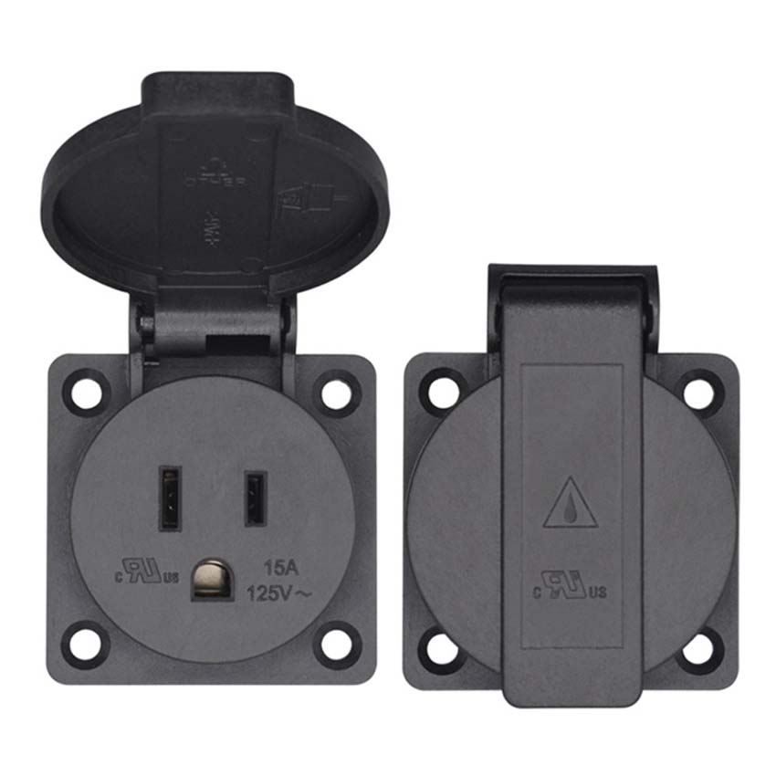 Soket wadah kabel daya Outlet  - Outdoor Power Receptacle ulasan dan harga