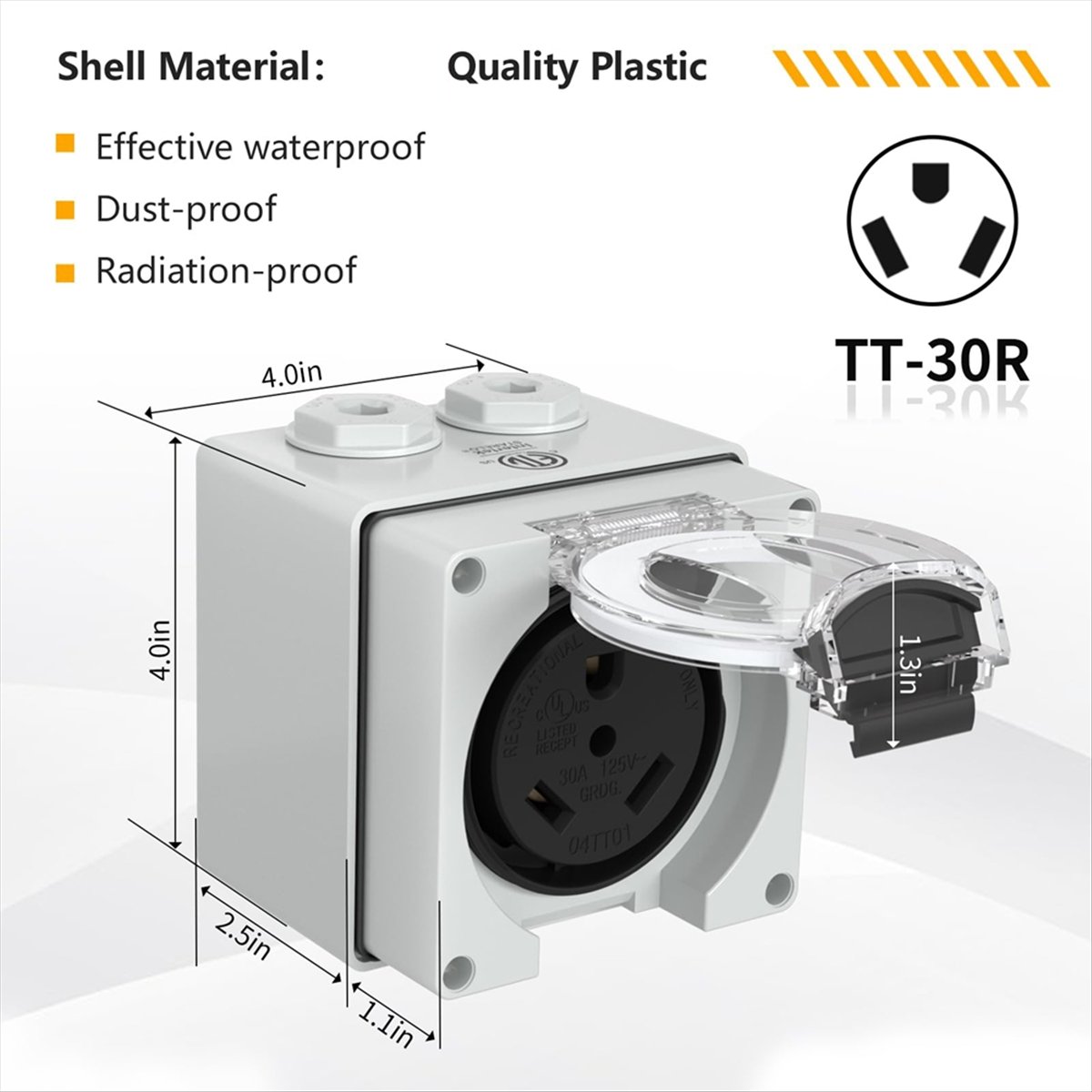 Kotak Stopkontak HHTL 30Amp, R - Outdoor Power Receptacle ulasan dan harga