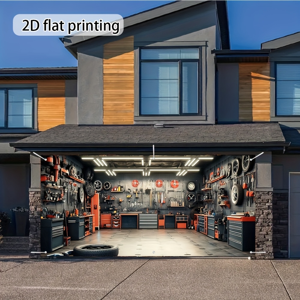 Satu spanduk alat pertukangan  - Outdoor Power Garage ulasan dan harga