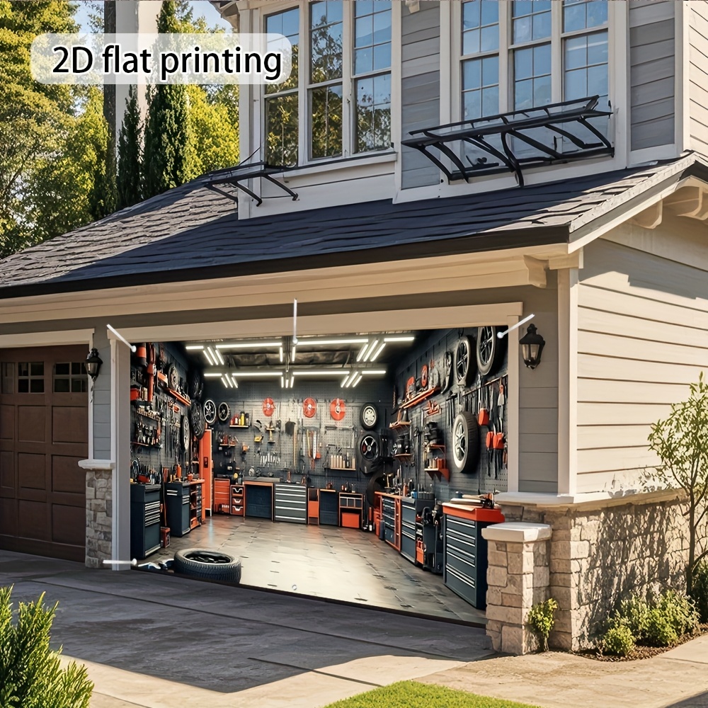 Satu spanduk alat pertukangan  - Outdoor Power Garage ulasan dan harga