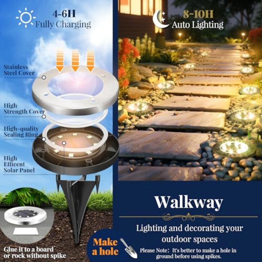 Lampu Taman Tenaga Surya Lampu - Outdoor Power For Lights ulasan dan harga