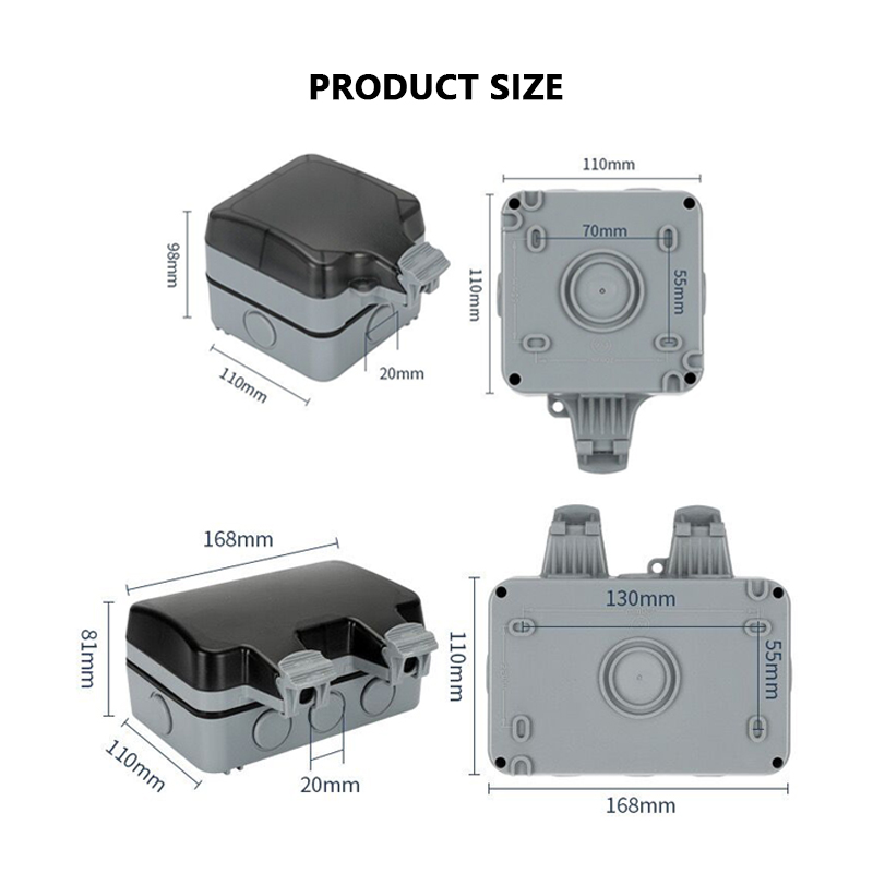 IP66 tahan hujan pengisian sok - Outdoor Power Outlet Wifi ulasan dan harga